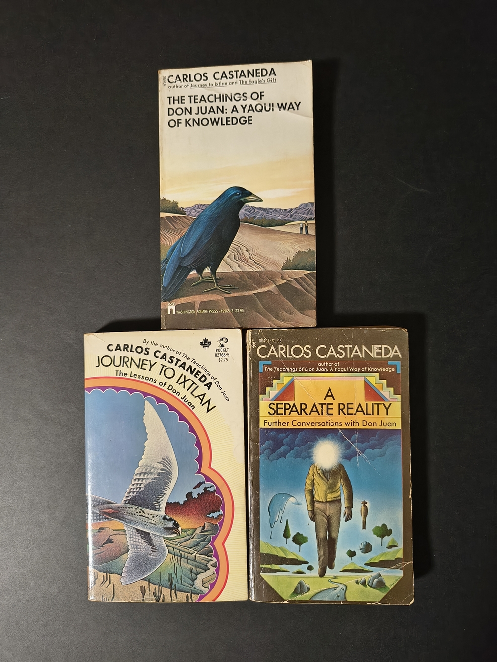 3 Carlos Castaneda Teachings of Don Juan, A Separate Reality, Journey To Ixtlan